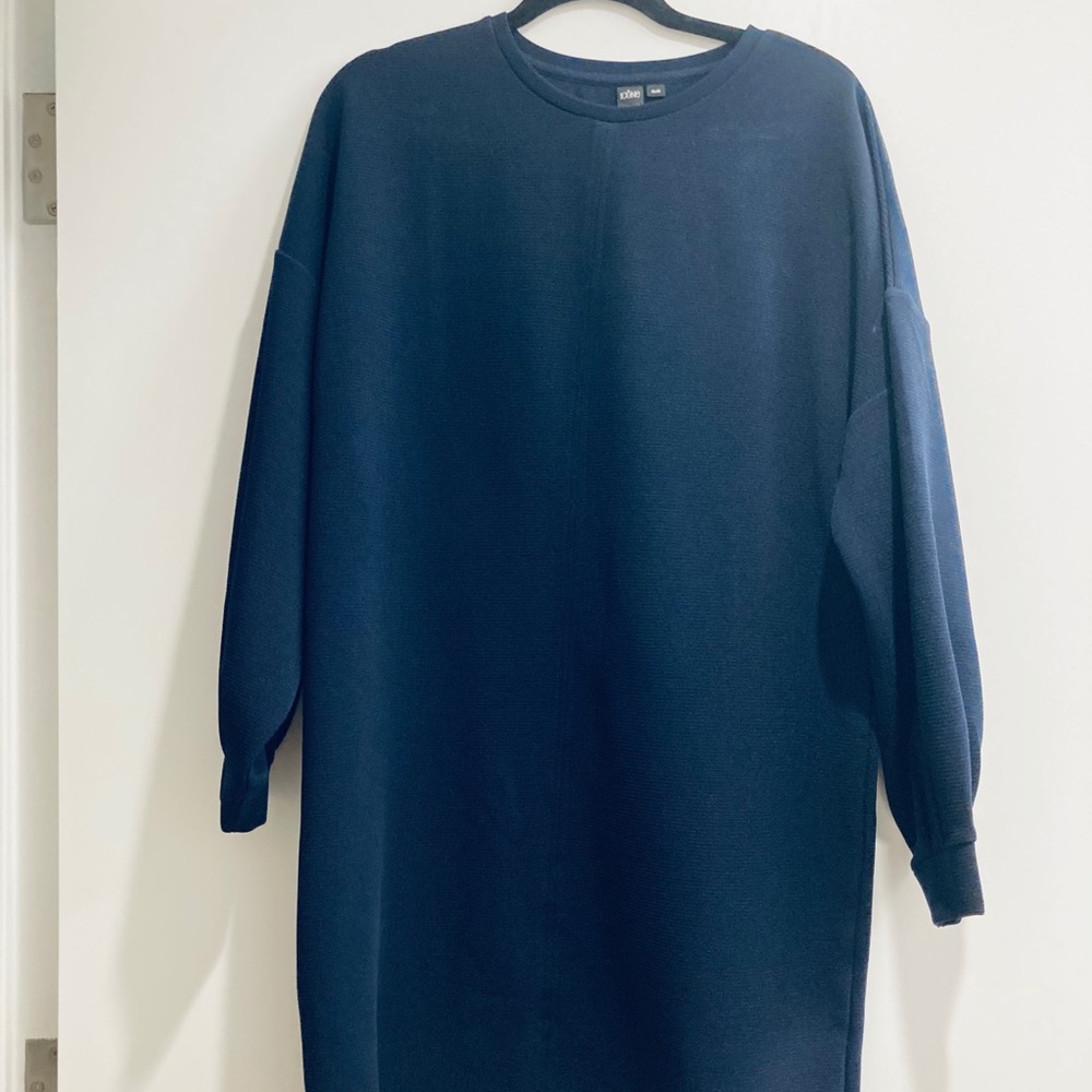 ICONE Navy Blue Sweater Dress